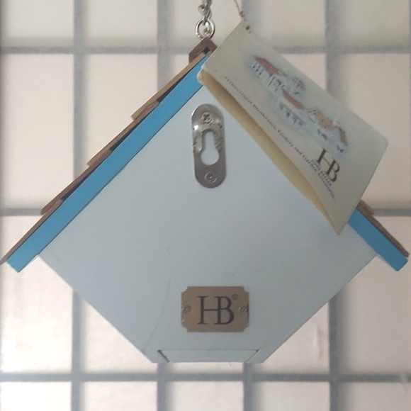 Home Bazzar Floral Butterfly Wooden shingled Handpainted Birdhouse New - Picture 7 of 16